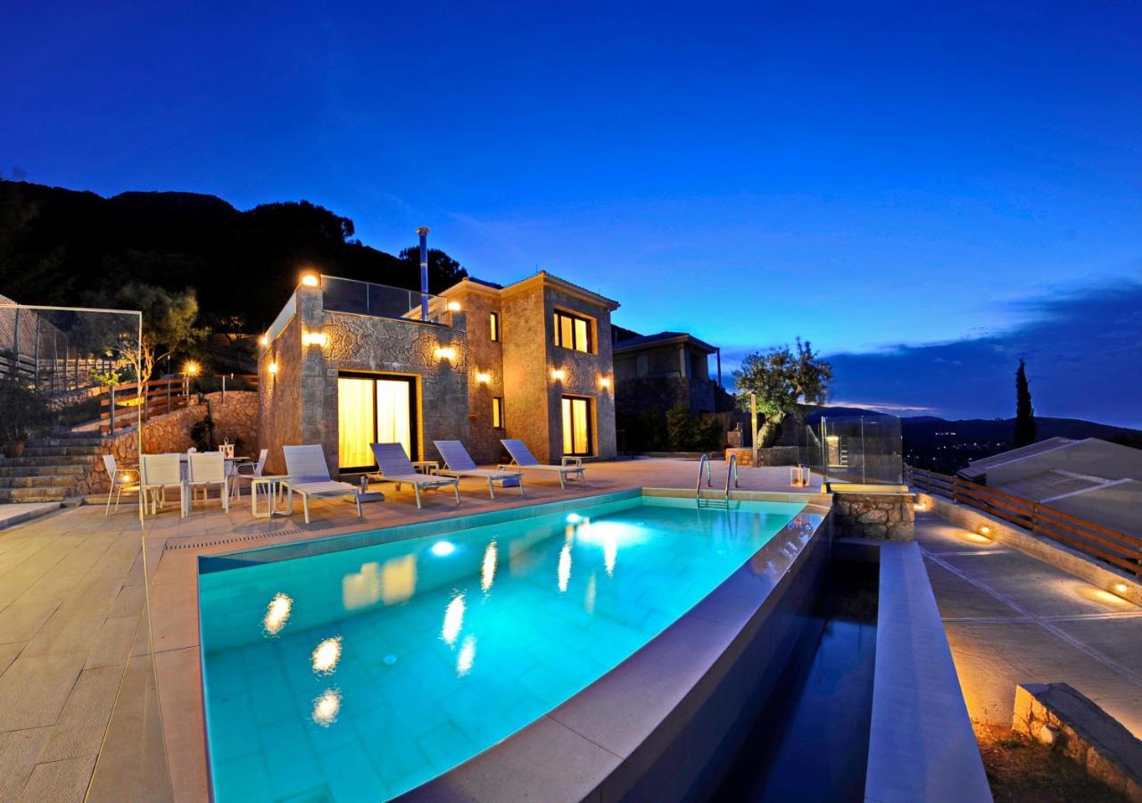 Ionian Stone Luxury Villa Nikiana Exteriör bild