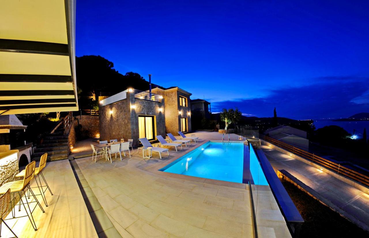 Ionian Stone Luxury Villa Nikiana Exteriör bild