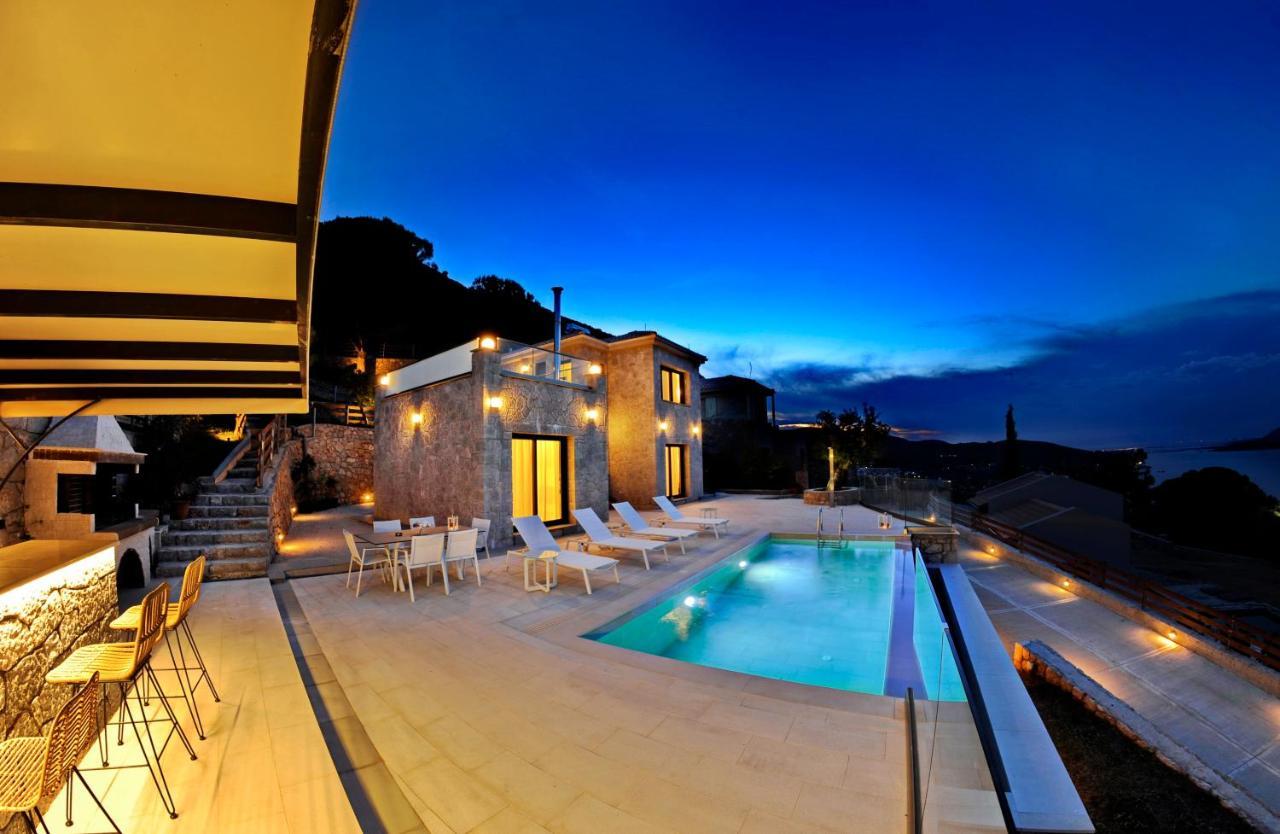Ionian Stone Luxury Villa Nikiana Exteriör bild