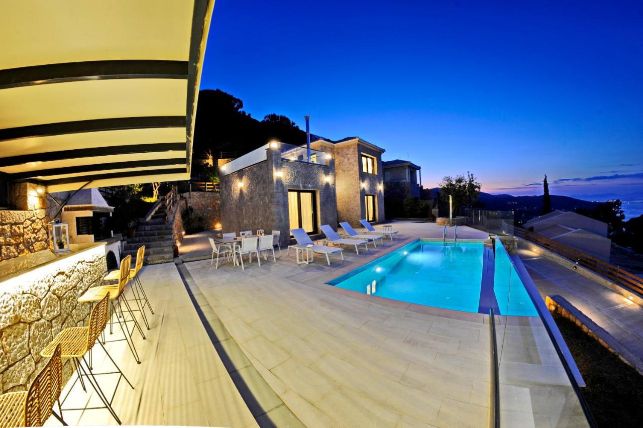 Ionian Stone Luxury Villa Nikiana Exteriör bild