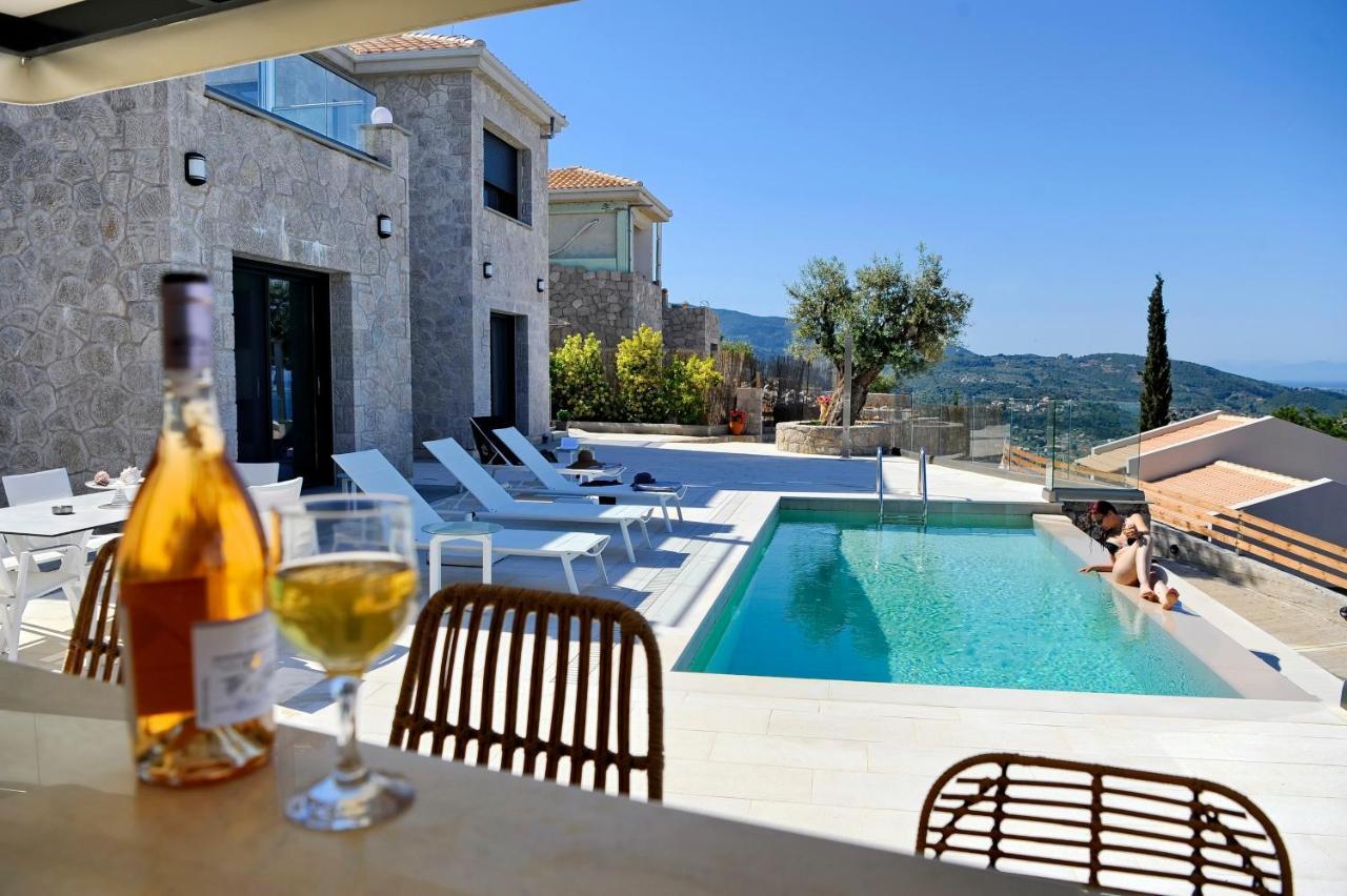 Ionian Stone Luxury Villa Nikiana Exteriör bild