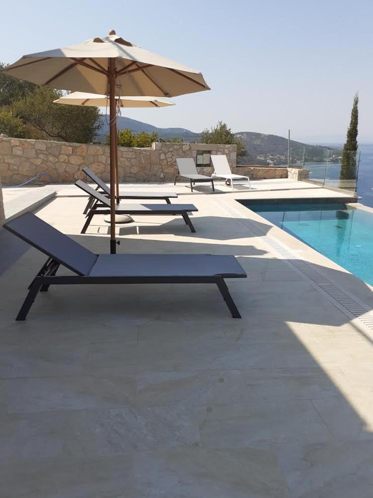 Ionian Stone Luxury Villa Nikiana Exteriör bild