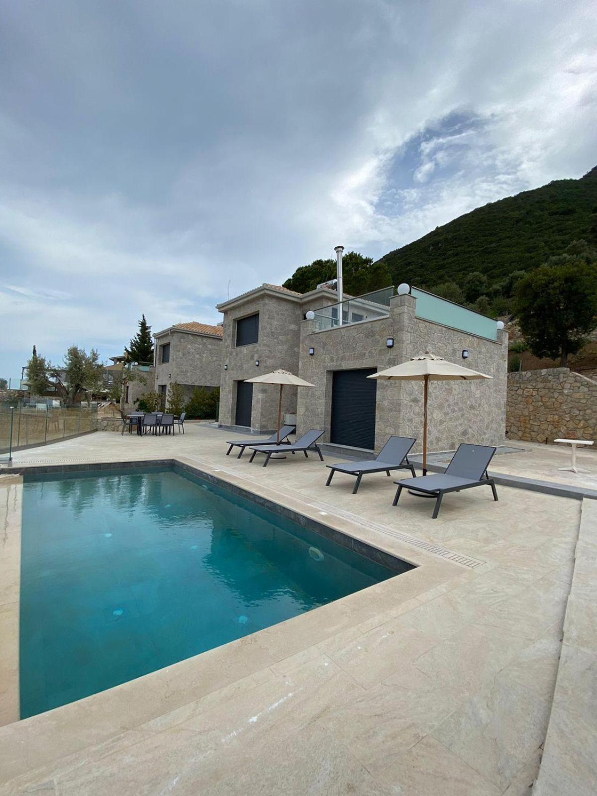 Ionian Stone Luxury Villa Nikiana Exteriör bild